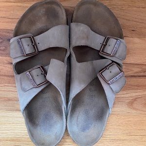 Birkenstock Nubuck Arizona Sandals - Unisex Size 42